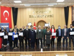 Akdeniz Belediyesinin proje danışmanlığını eğitimi tamamlandı