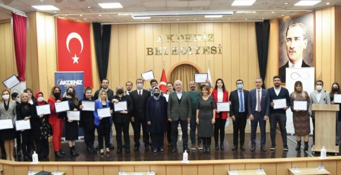 Akdeniz Belediyesinin proje danışmanlığını eğitimi tamamlandı