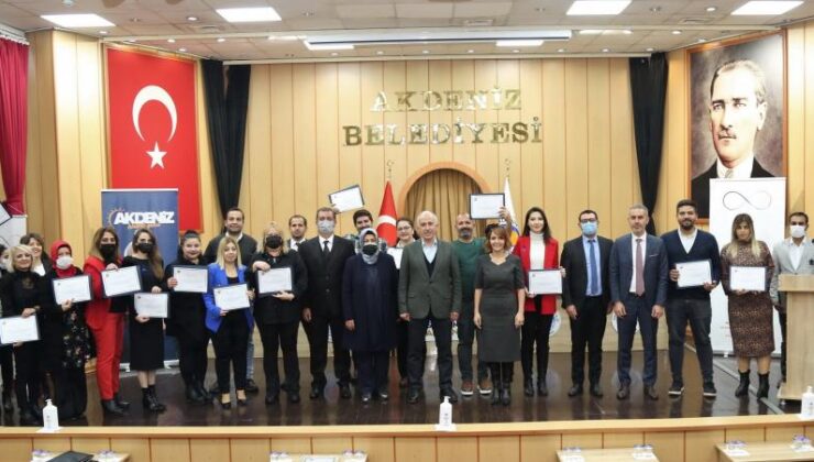 Akdeniz Belediyesinin proje danışmanlığını eğitimi tamamlandı