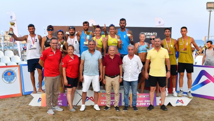 ‘Pro Beach Tour Plaj Voleybolu Mersin Etabı’ sona erdi