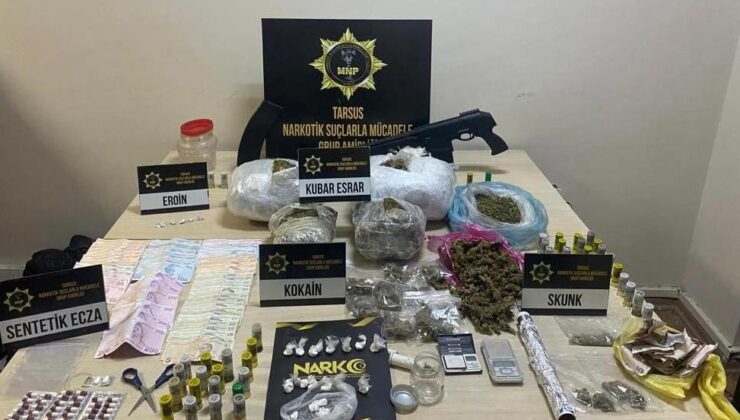 Mersin’de uyuşturucu operasyonunda 6 şüpheli gözaltına alındı
