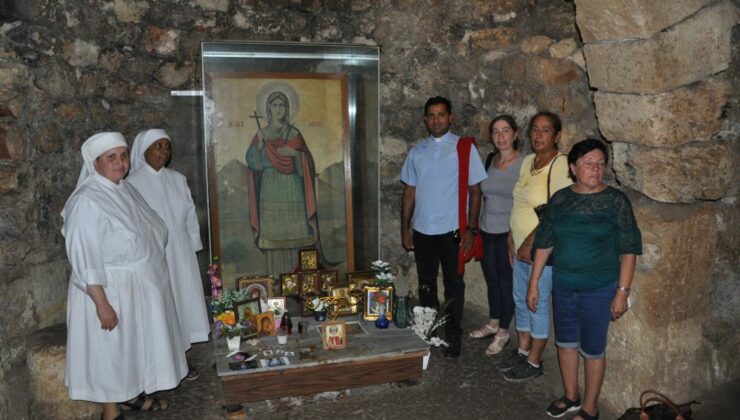 Katolikler, Azize Tekla Bayramında Mersin’de ayin düzenledi