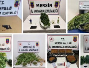 Mersin’de uyuşturucu operasyonu: 18 gözaltı